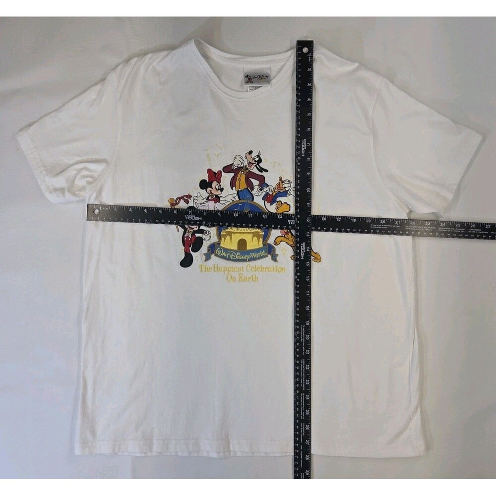Walt Disney World T-Shirt XXL The Happiest Celebration On Earth Embroidered EUC - Picture 6 of 6